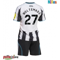 Camiseta Newcastle United Nick Woltemade #27 Primera Equipación para niños 2025-26 manga corta (+ pantalones cortos)